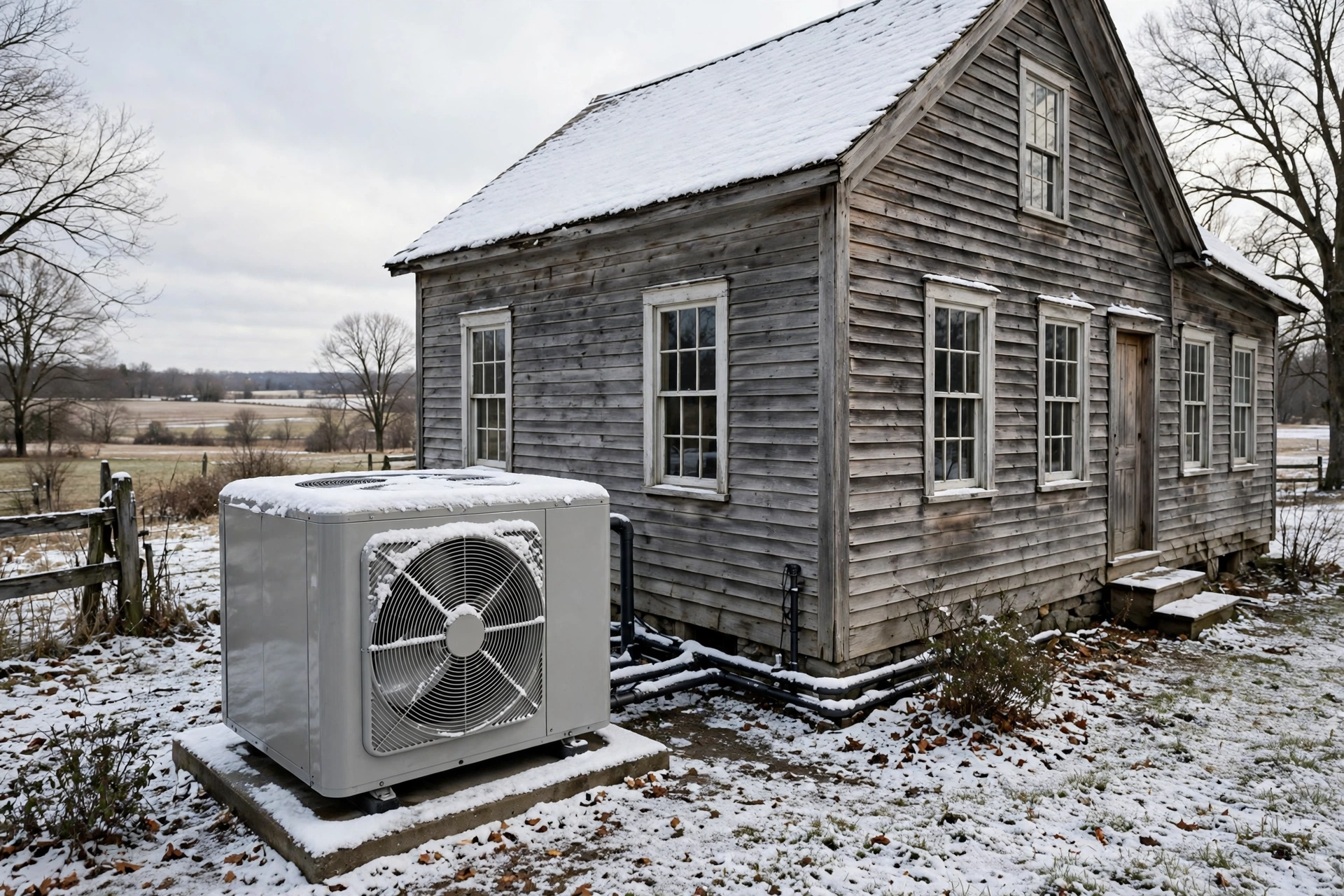 Heating service for a Nokesville property with outbuildings and a propane tank